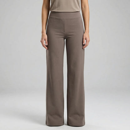 Clarixa | High-Waist Straight-Leg Trousers