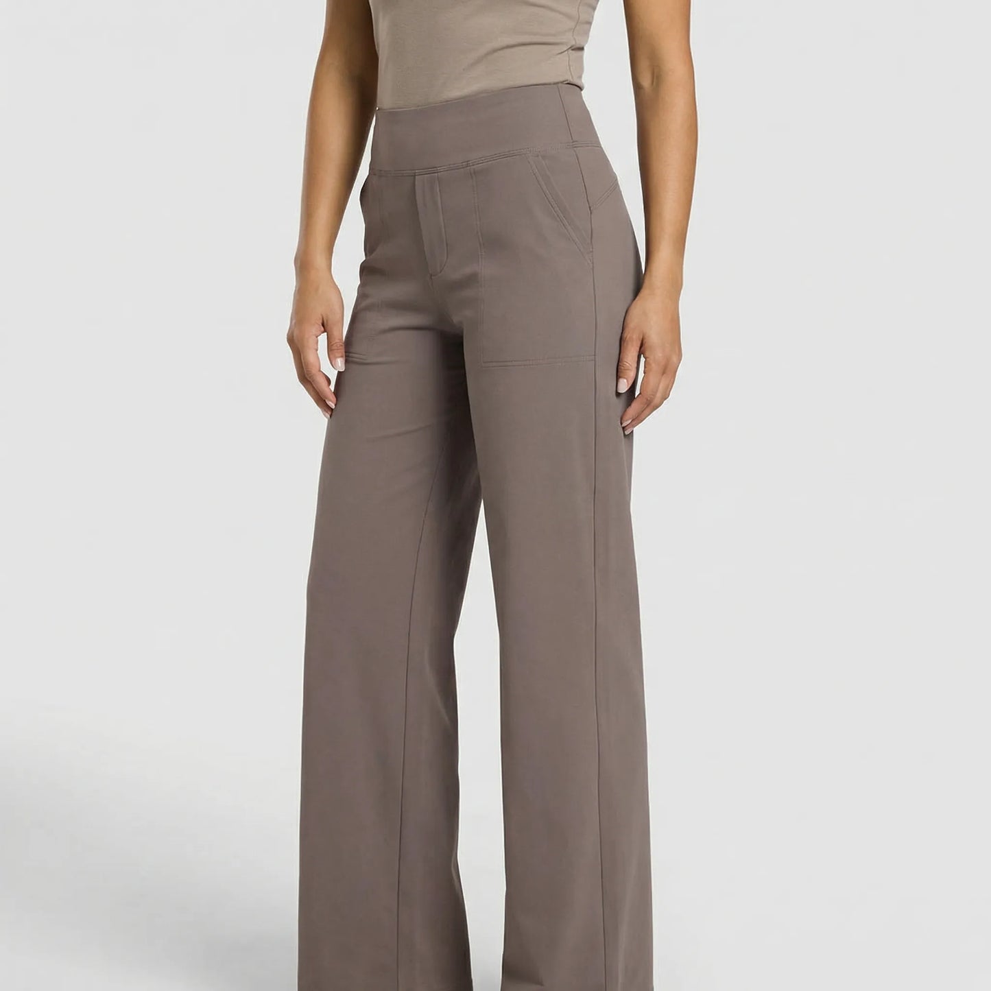 Clarixa | High-Waist Straight-Leg Trousers