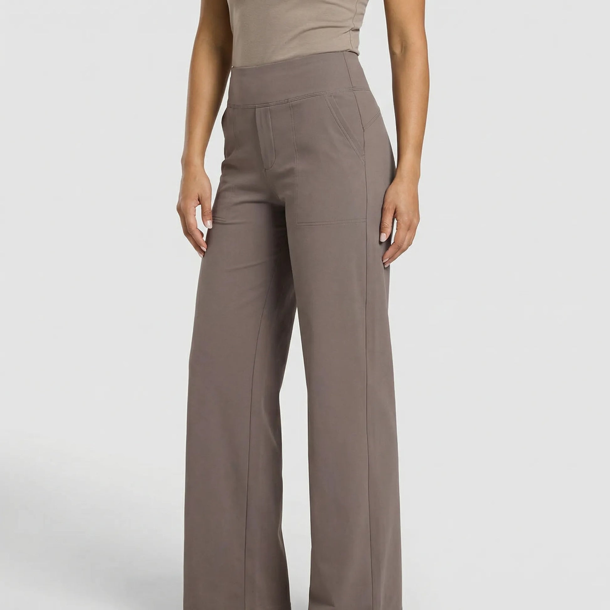 Clarixa | High-Waist Straight-Leg Trousers
