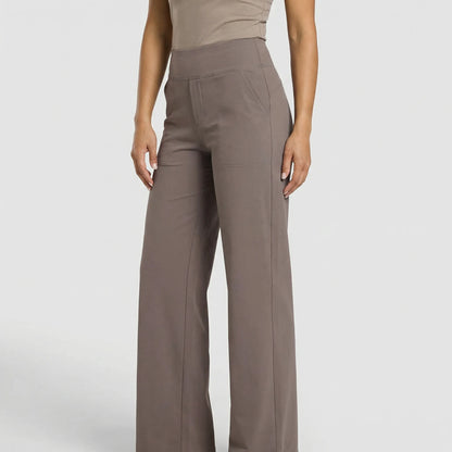 Clarixa | High-Waist Straight-Leg Trousers