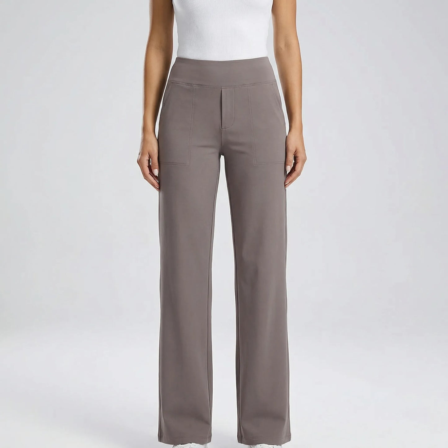 Clarixa | High-Waist Straight-Leg Trousers