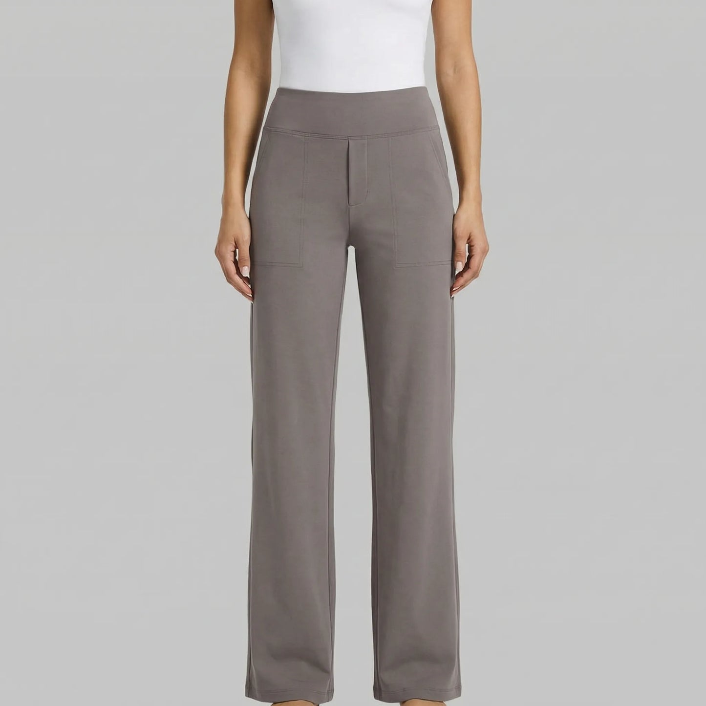 Clarixa | High-Waist Straight-Leg Trousers