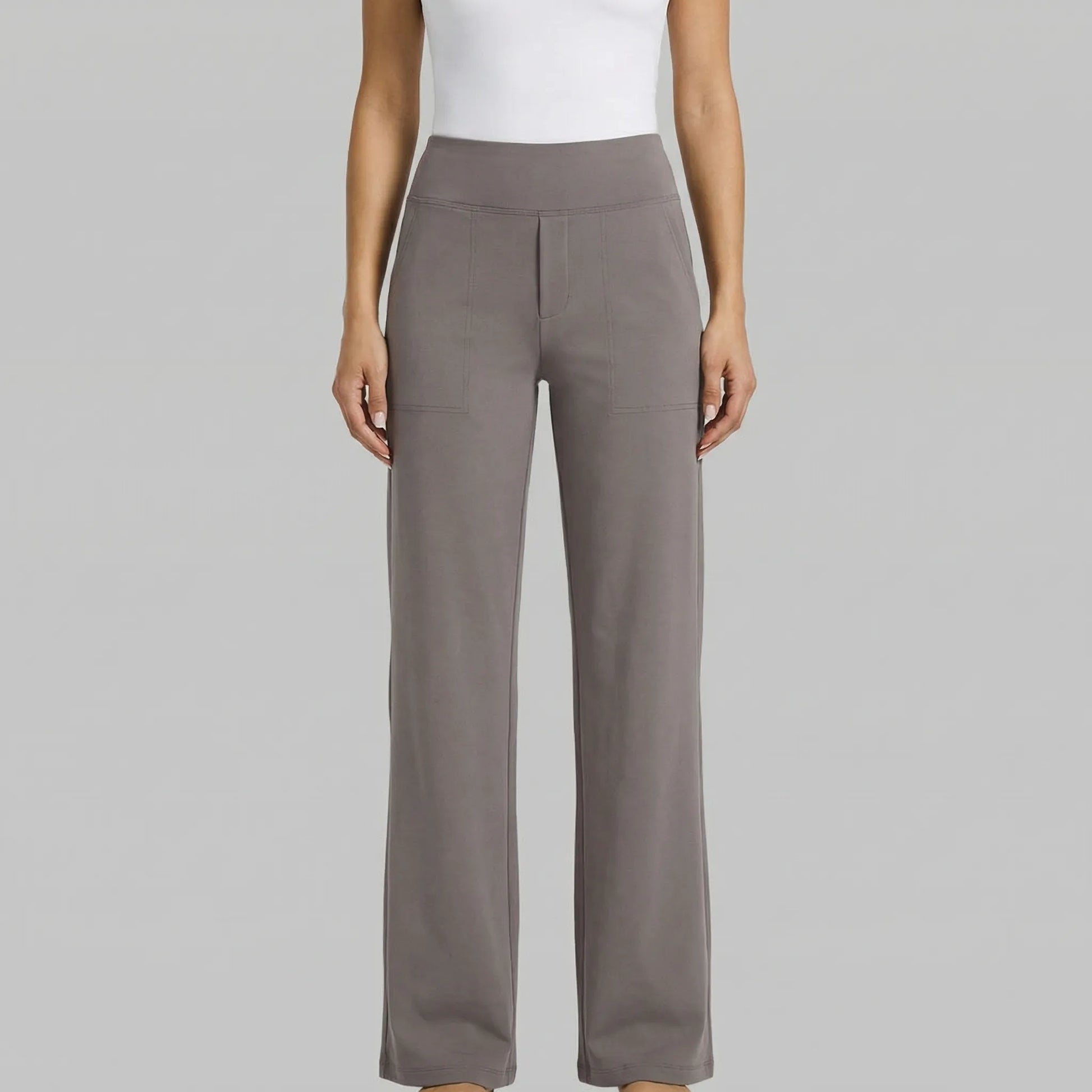 Clarixa | High-Waist Straight-Leg Trousers