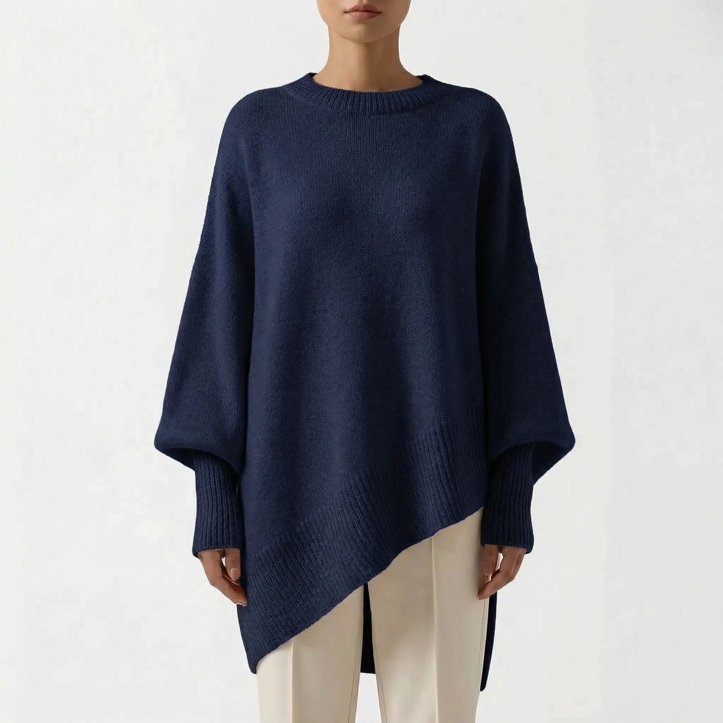 Clarvelle | Oversized Batwing Knit Pullover