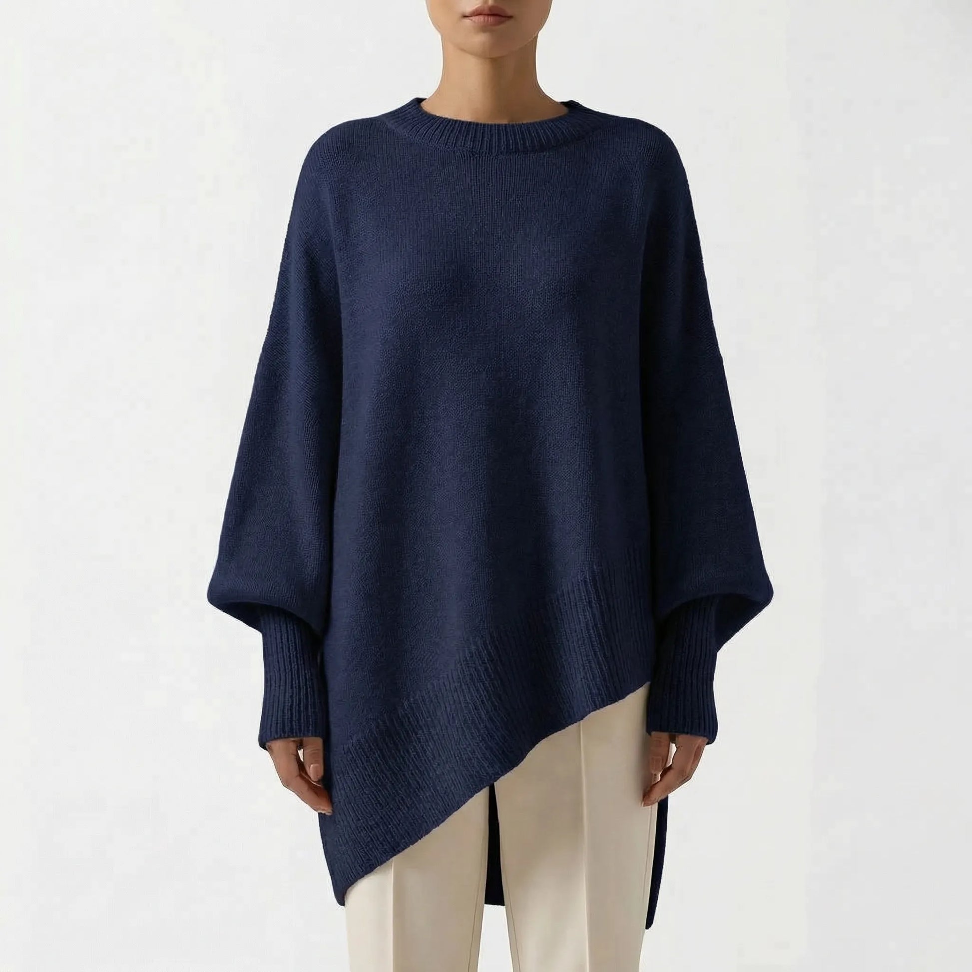Clarvelle | Oversized Batwing Knit Pullover