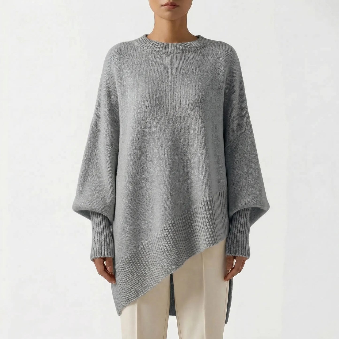 Clarvelle | Oversized Batwing Knit Pullover
