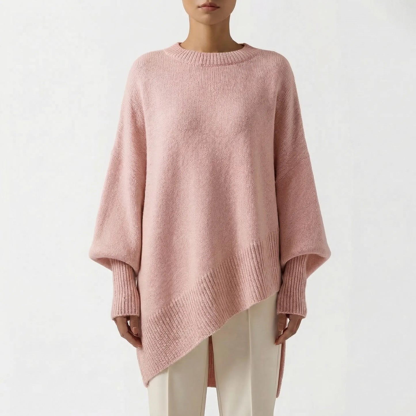 Clarvelle | Oversized Batwing Knit Pullover