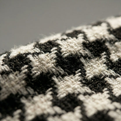 Clarvette | Double-Breasted Tweed Check Blazer