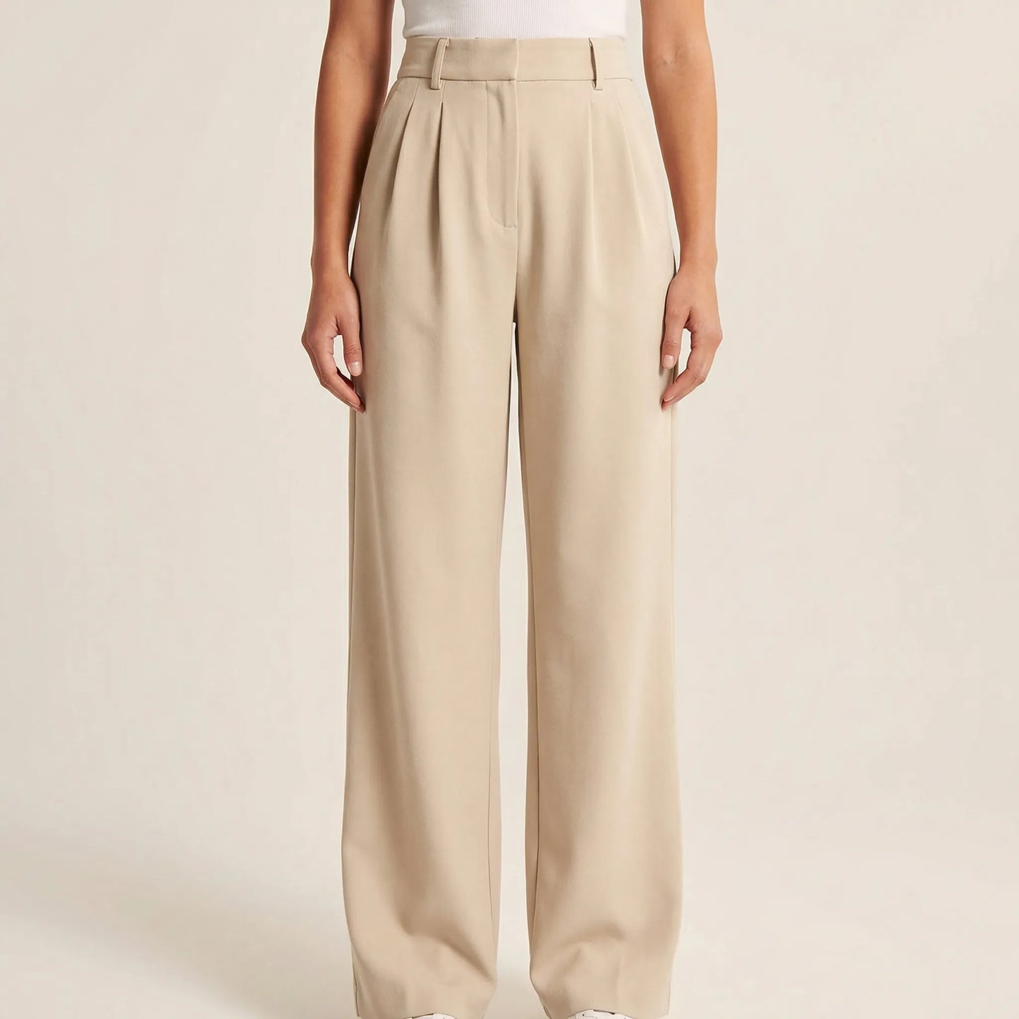 Classiva | High-Waist Wide-Leg Trousers Women