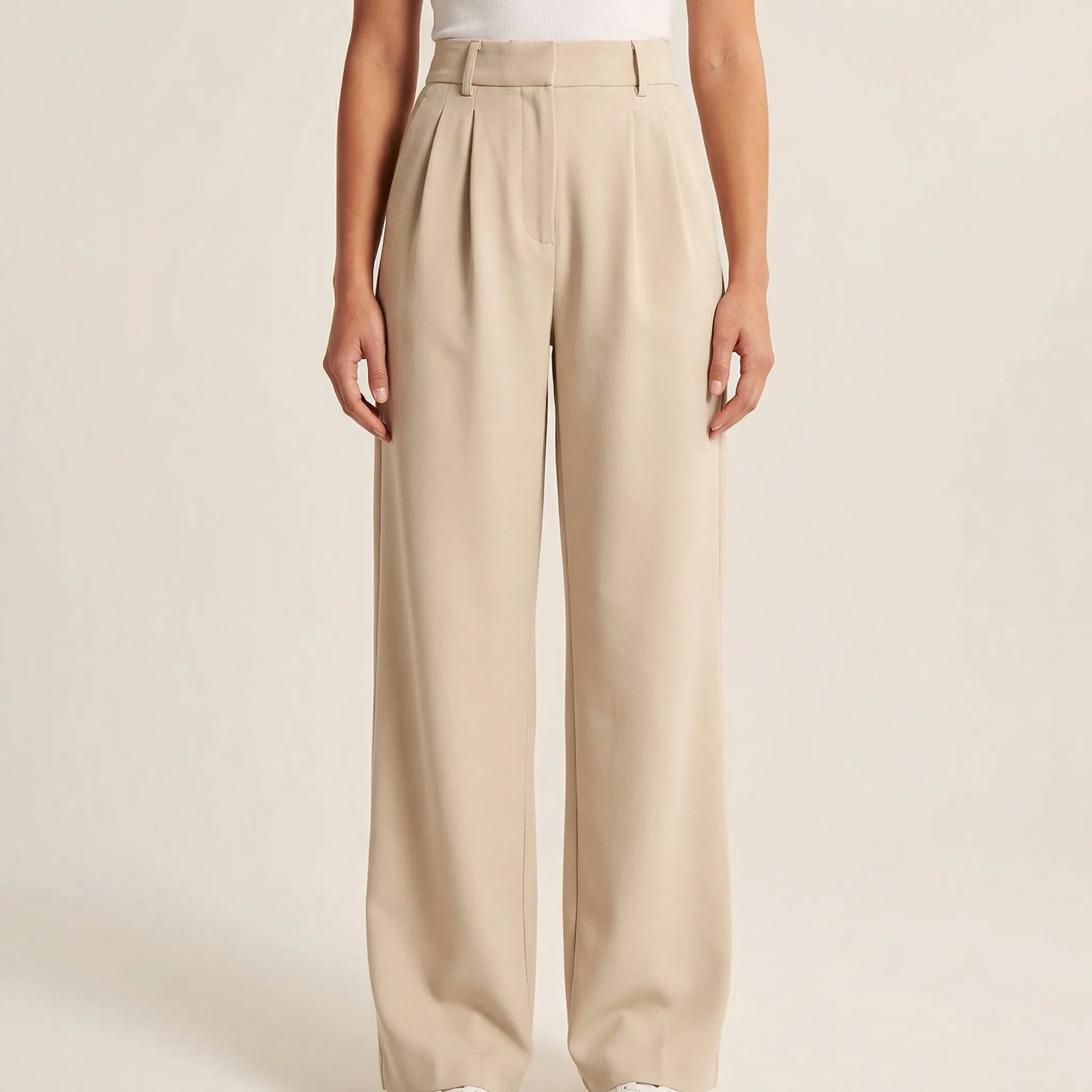 Classiva | High-Waist Wide-Leg Trousers Women