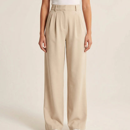 Classiva | High-Waist Wide-Leg Trousers Women