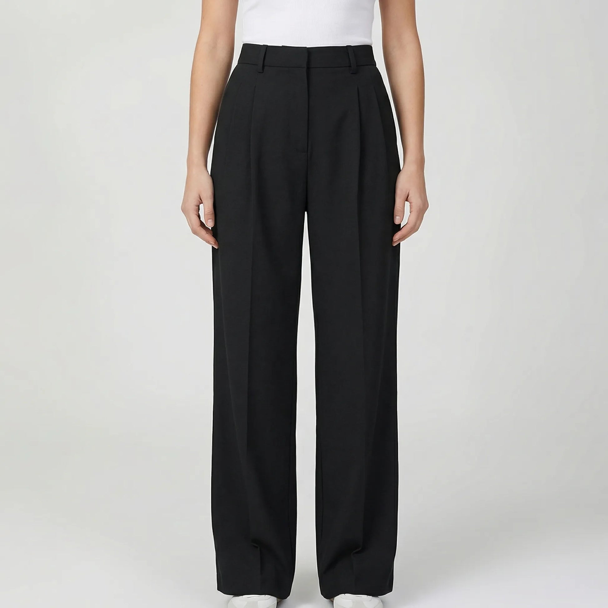 Classiva | High-Waist Wide-Leg Trousers Women
