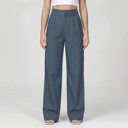 Classiva | High-Waist Wide-Leg Trousers Women