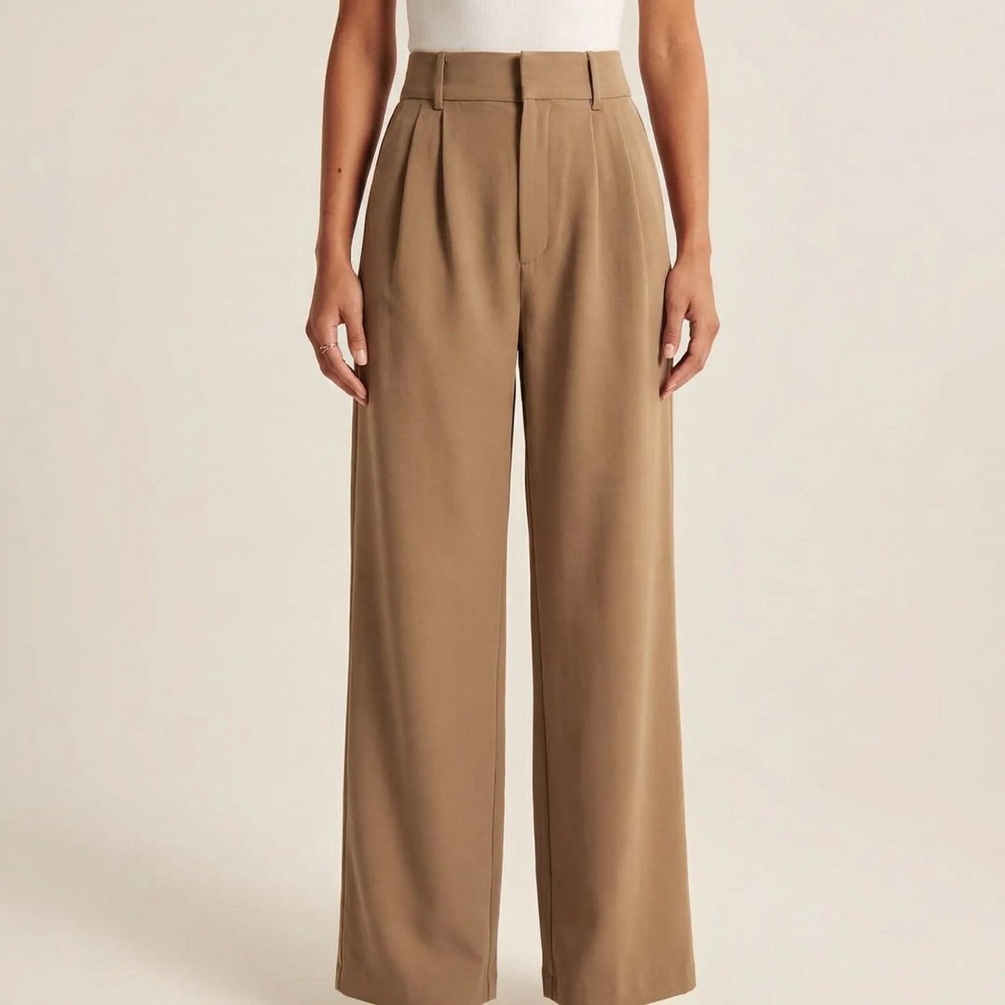 Classiva | High-Waist Wide-Leg Trousers Women