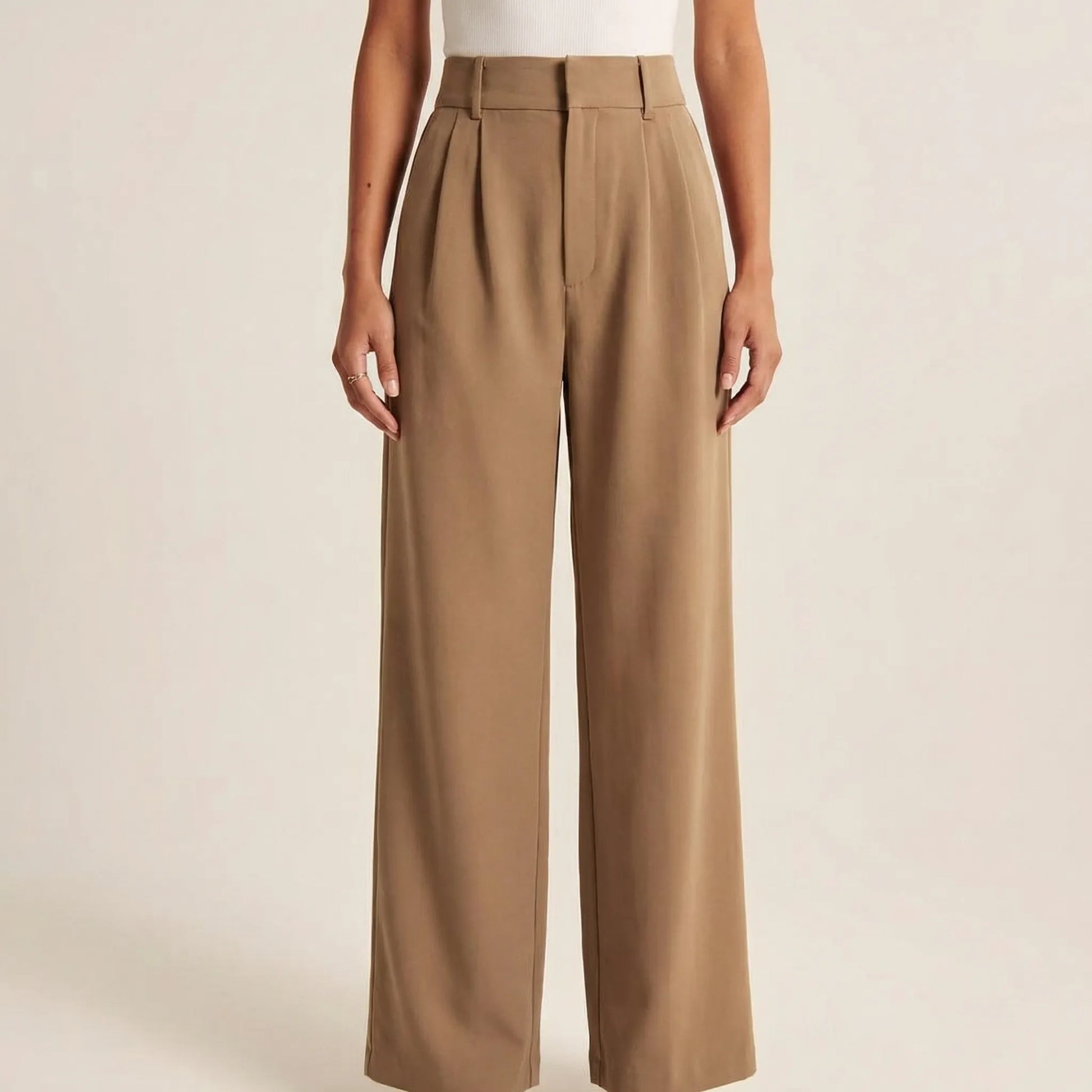 Classiva | High-Waist Wide-Leg Trousers Women