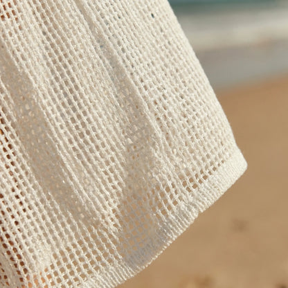 Covelux | Open-Knit Long Sleeve Beach Cover-Up