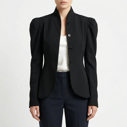 Cressova | Fitted Stand Collar Blazer Jacket