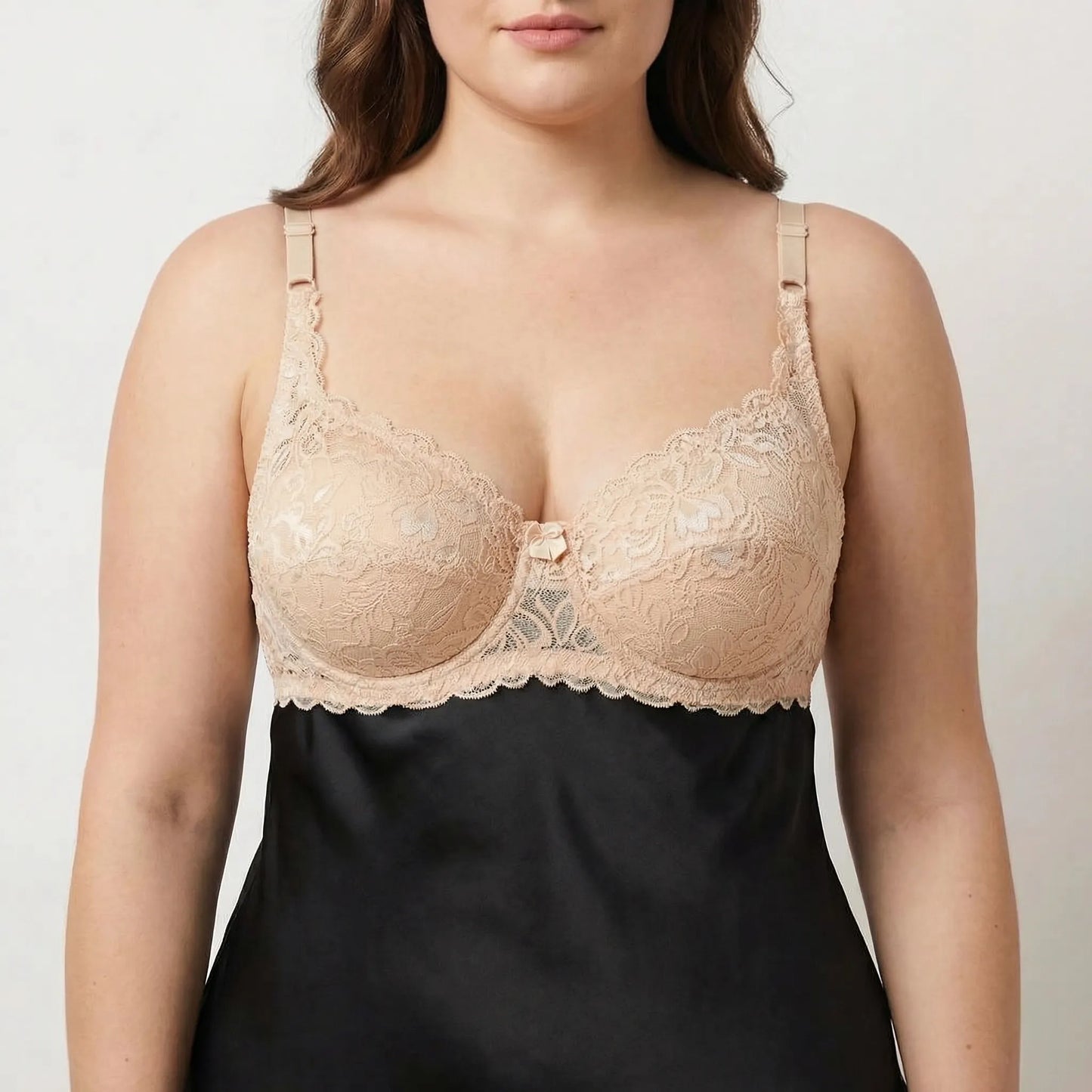 Dentelie | Underwire Lace Gathering Bra Plus Size