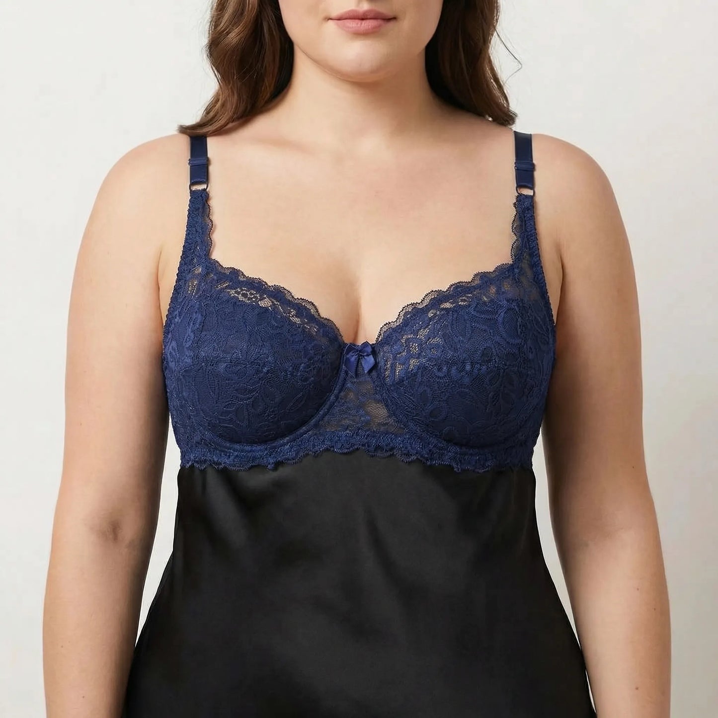 Dentelie | Underwire Lace Gathering Bra Plus Size