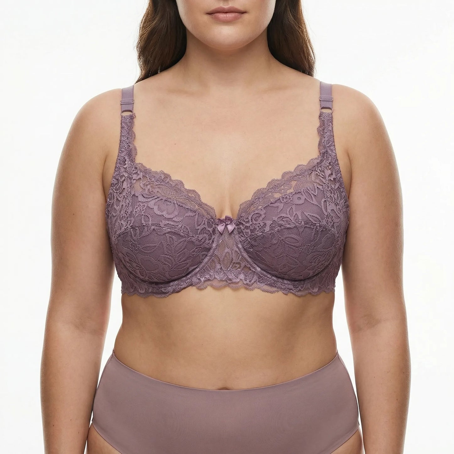 Dentelie | Underwire Lace Gathering Bra Plus Size