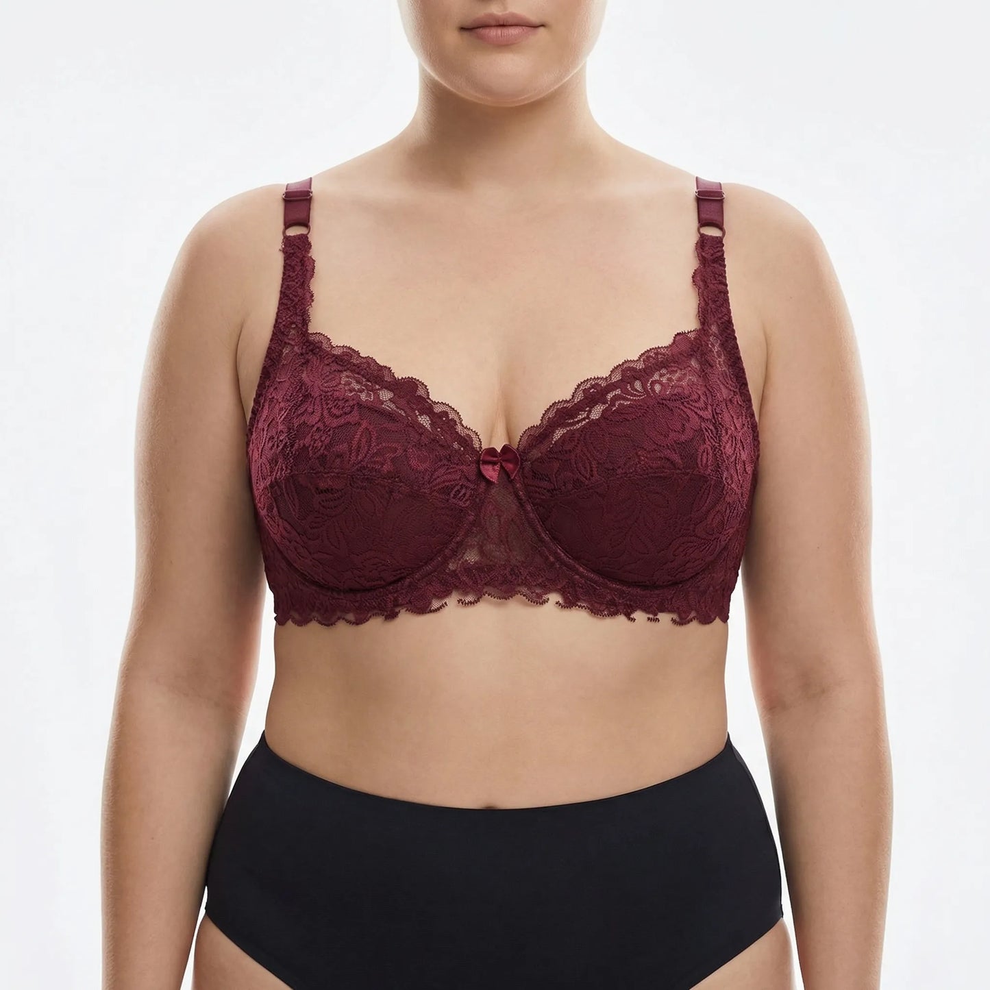 Dentelie | Underwire Lace Gathering Bra Plus Size