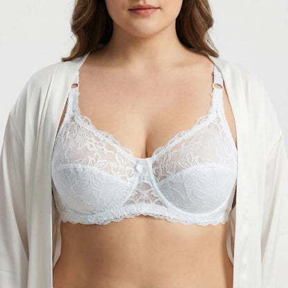 Dentelie | Underwire Lace Gathering Bra Plus Size