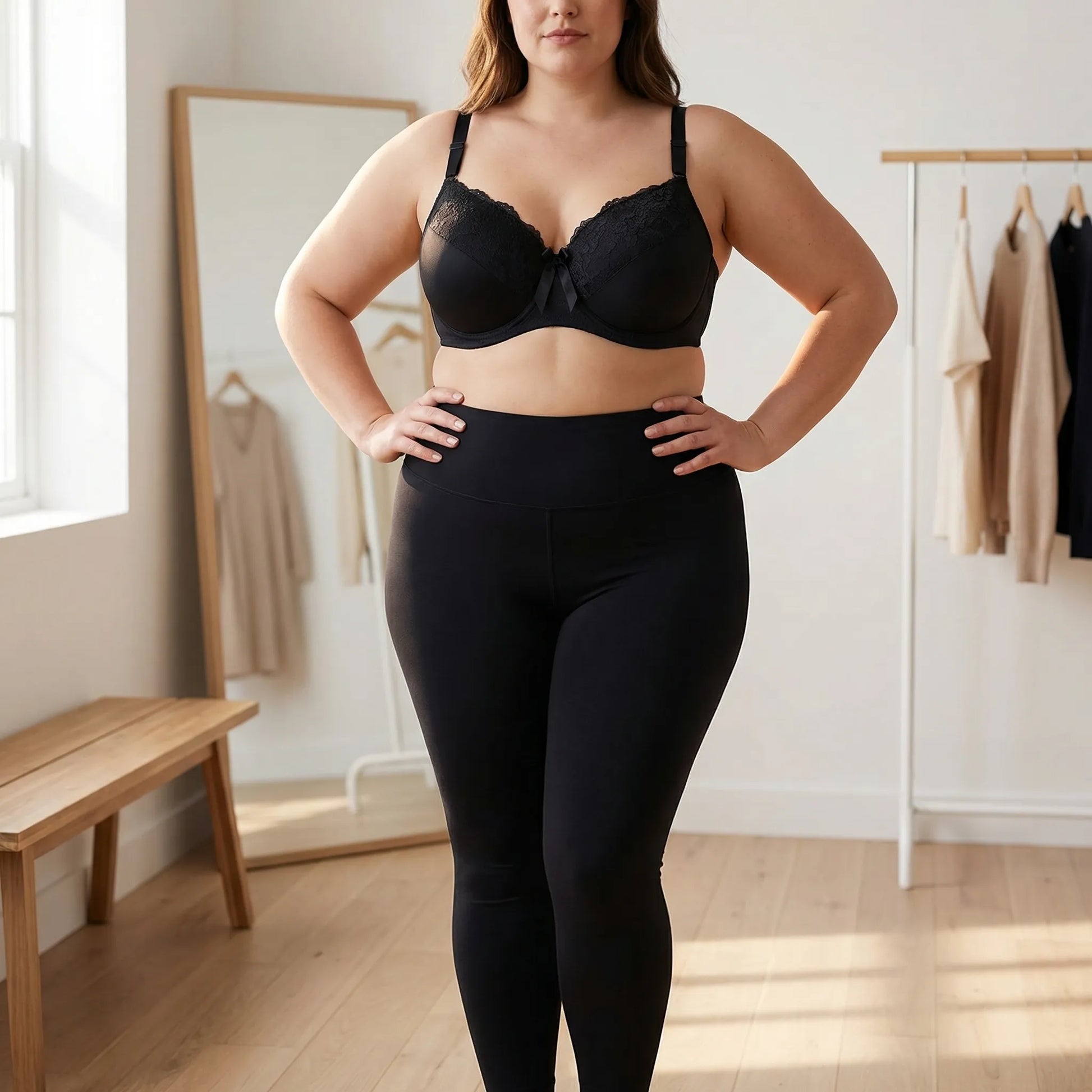Dentelle | Lace Trim Underwire Bra Plus Size