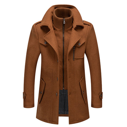 Double Layer Wool Blend Winter Coat | Women's Winter Jacket 2