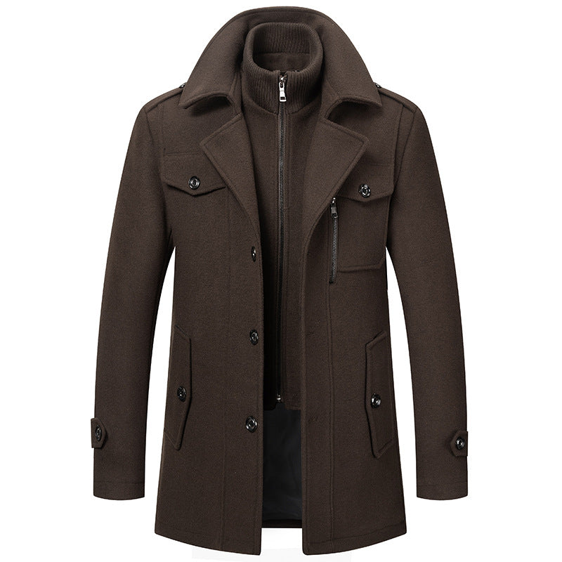 Double Layer Wool Blend Winter Coat | Women's Winter Jacket 6