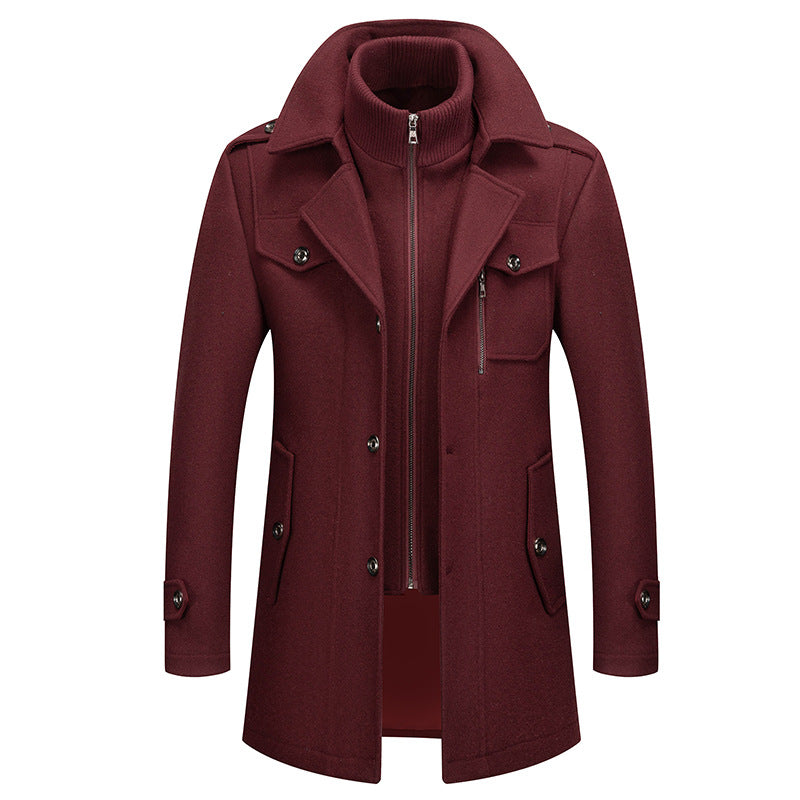 Double Layer Wool Blend Winter Coat | Women's Winter Jacket 7