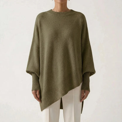 Drapvel | Oversized Asymmetric Hem Jumper