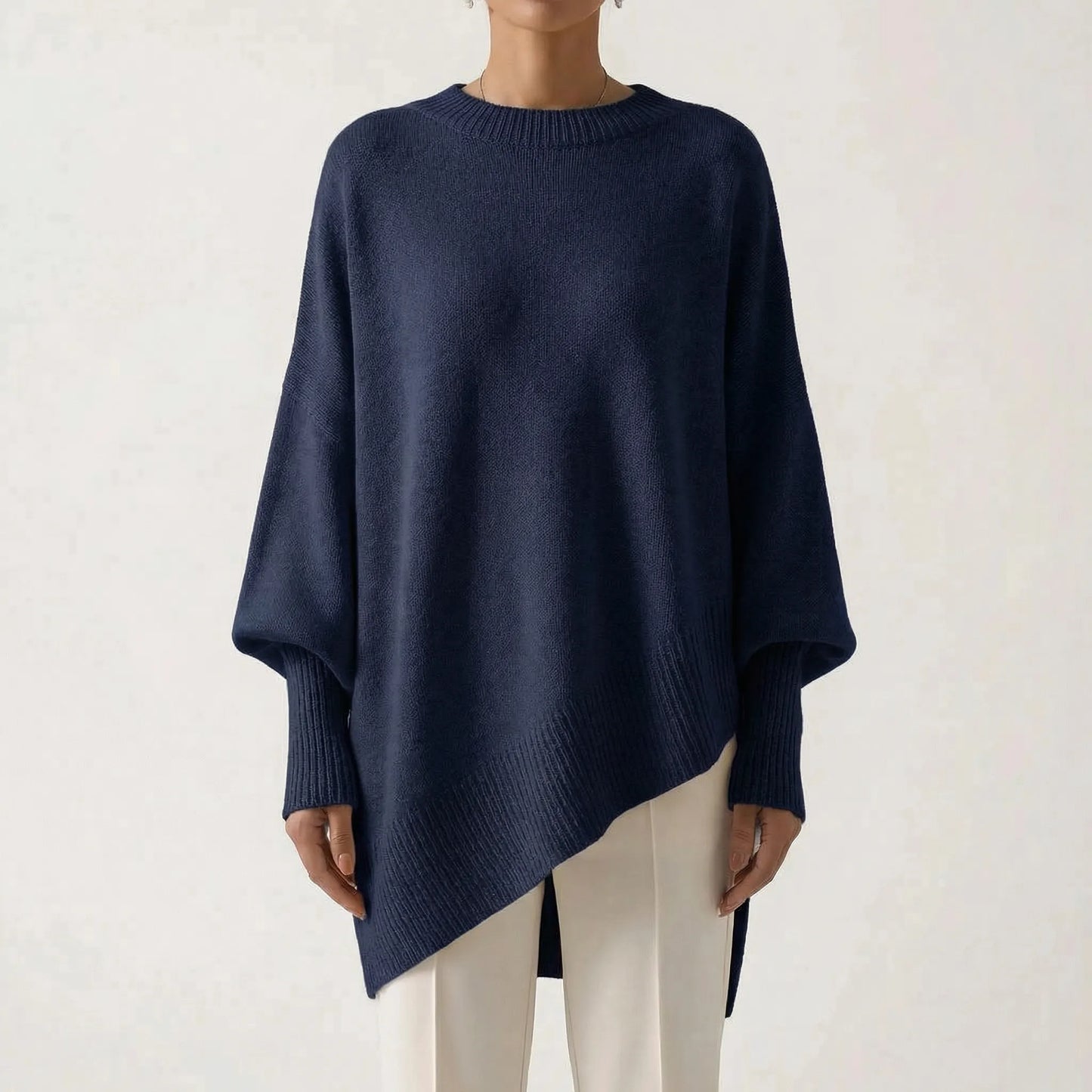 Drapvel | Oversized Asymmetric Hem Jumper