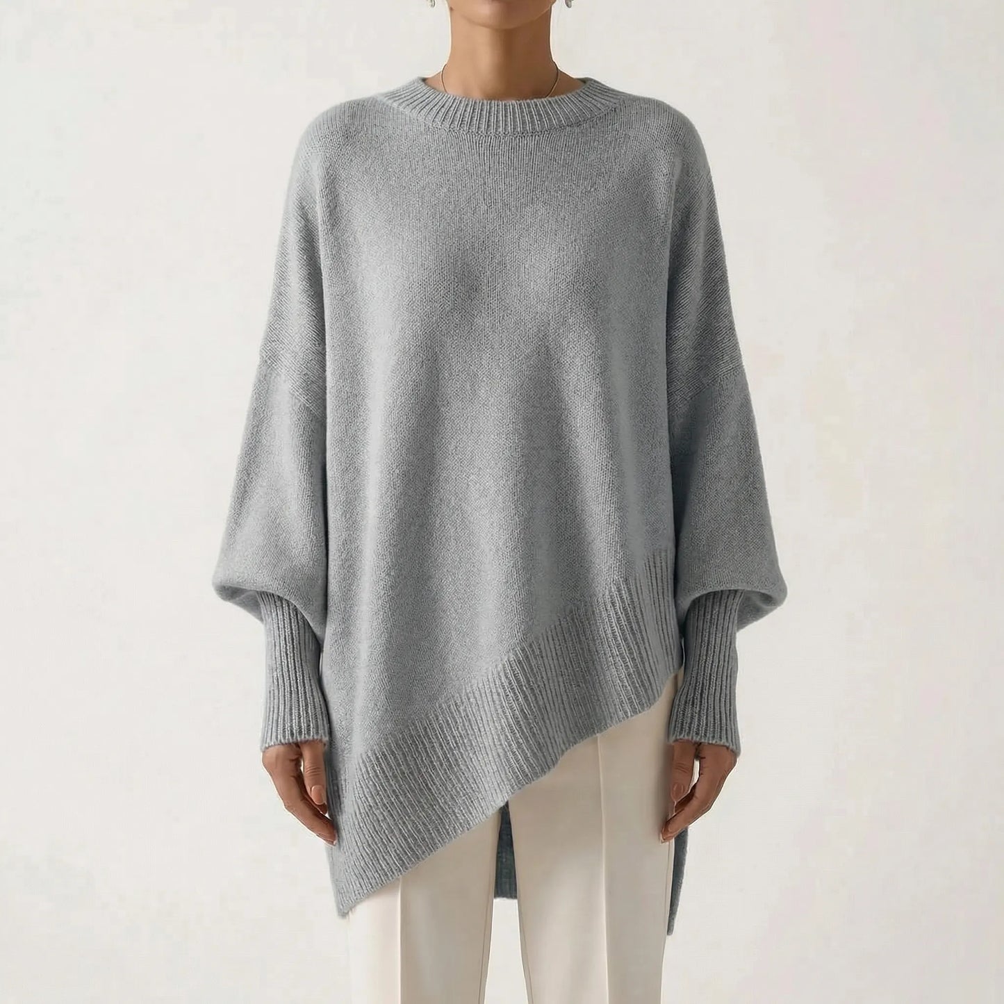 Drapvel | Oversized Asymmetric Hem Jumper
