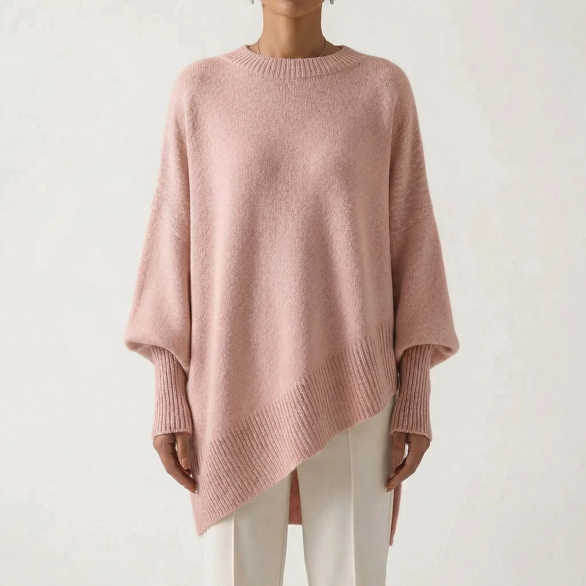 Drapvel | Oversized Asymmetric Hem Jumper