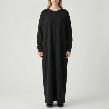 Dravelle - Oversized Long-Sleeve Maxi Dress