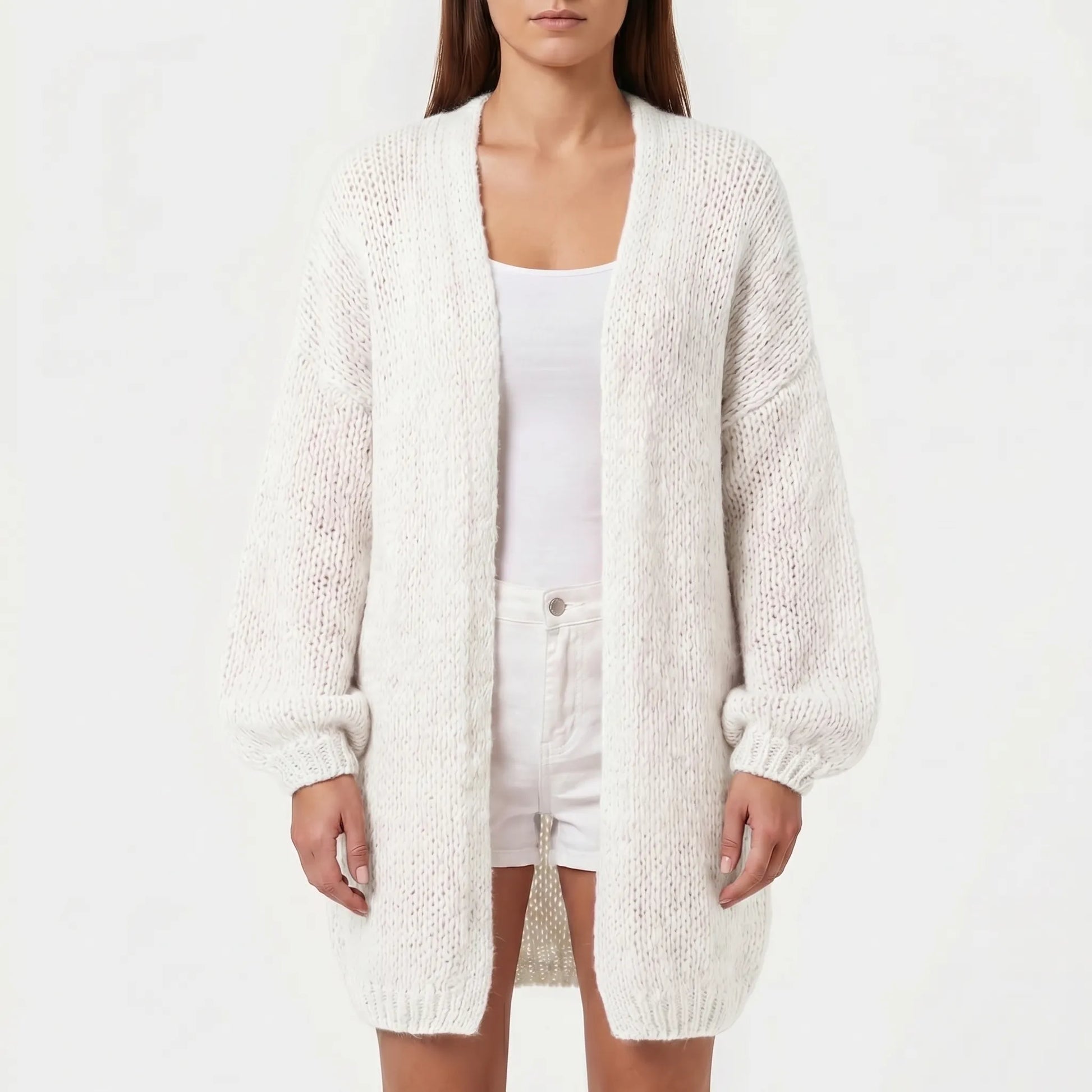 Driftknit | Long Loose-Fit Knit Cardigan