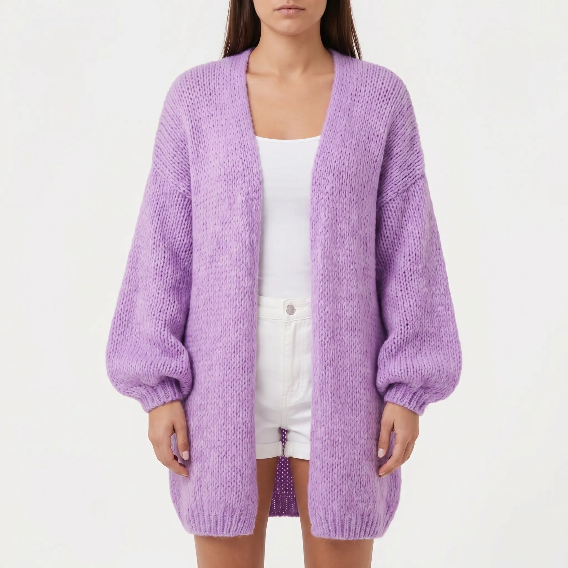 Driftknit | Long Loose-Fit Knit Cardigan