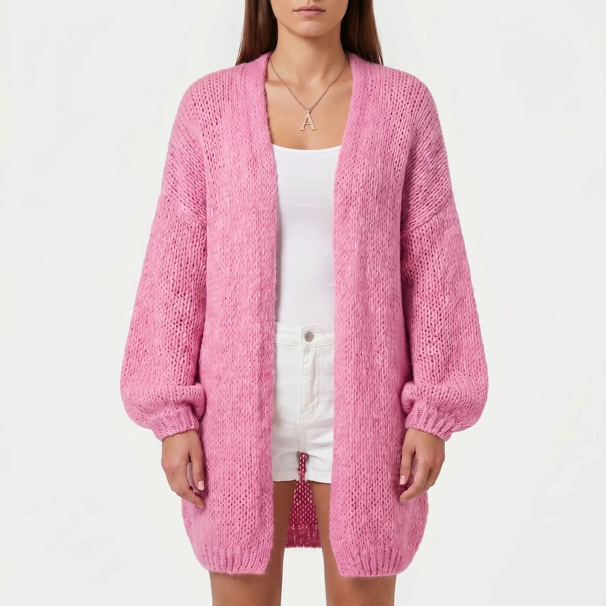 Driftknit | Long Loose-Fit Knit Cardigan