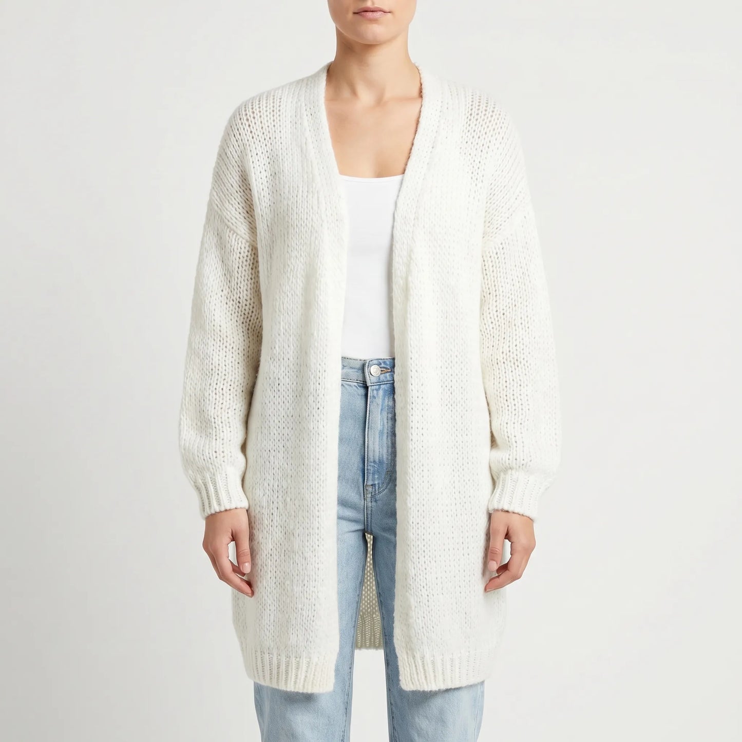 Driftknit | Long Loose-Fit Knit Cardigan