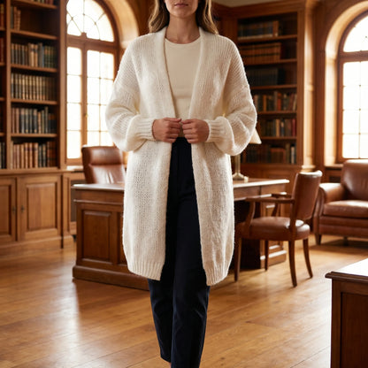 Driftknit | Long Loose-Fit Knit Cardigan