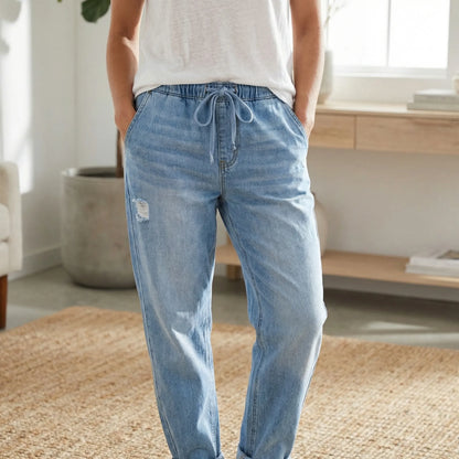 Driftlyn | Relaxed Fit Distressed Jeans