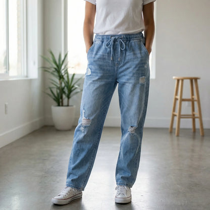 Driftlyn | Relaxed Fit Distressed Jeans