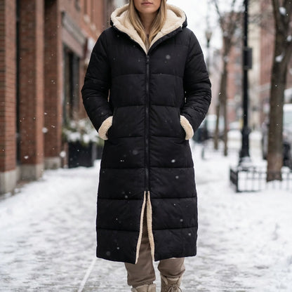 Dualvex - Reversible Long Hooded Winter Coat