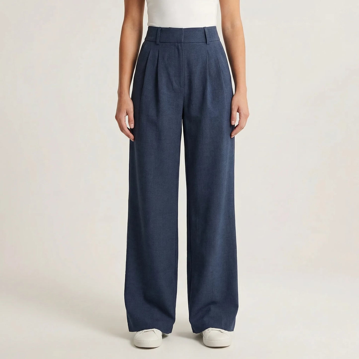 Elevexa | High-Waist Wide-Leg Trousers