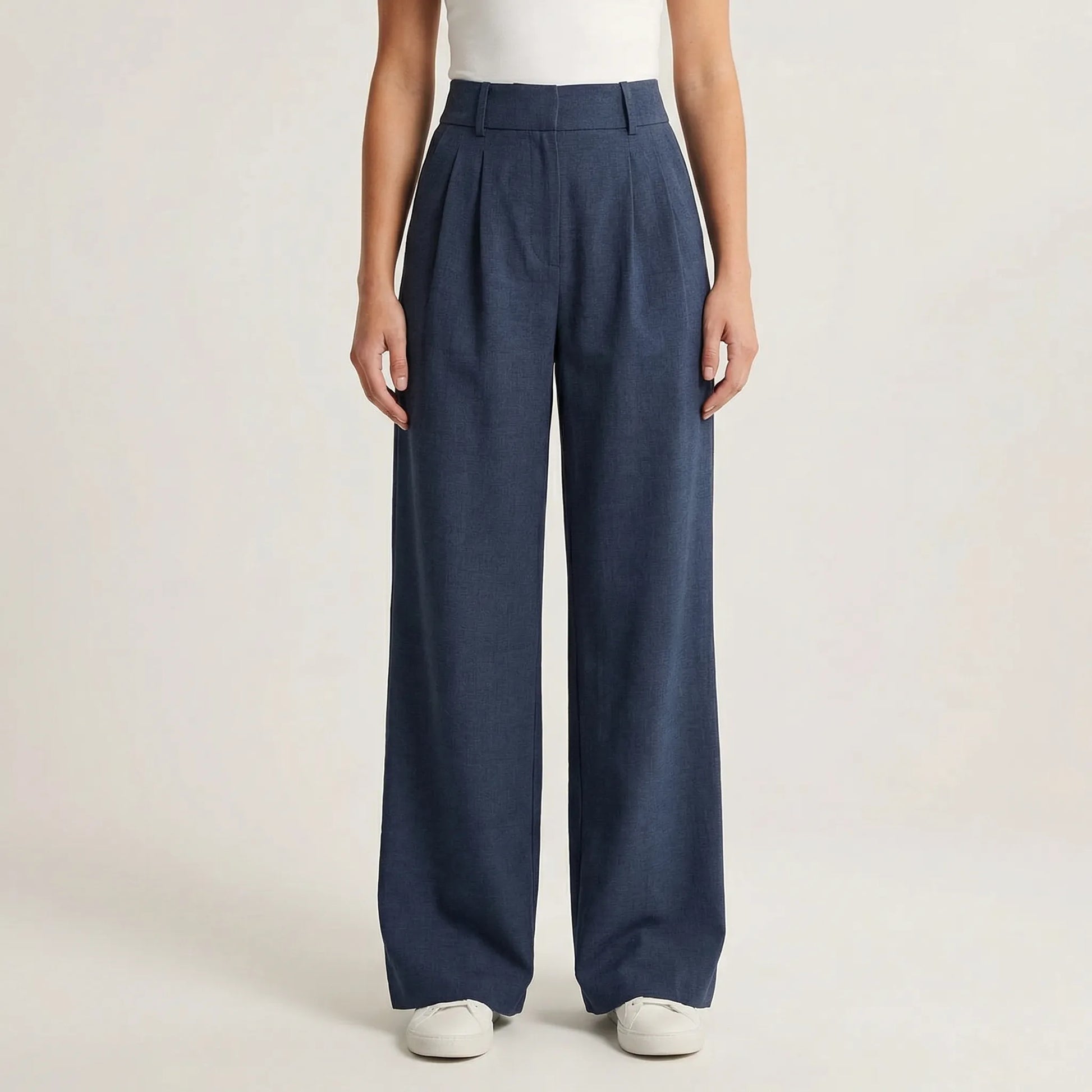 Elevexa | High-Waist Wide-Leg Trousers