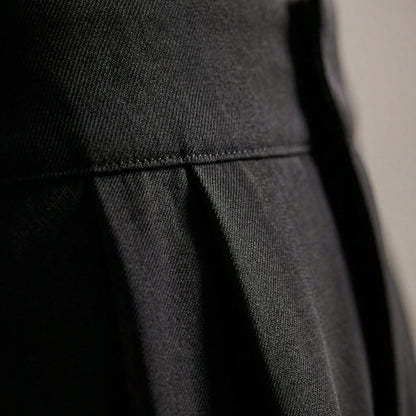 Ellevra | High-Waist Wide-Leg Tailored Trousers