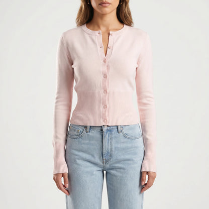 Femmix | Slim Fit Cropped Long Sleeve Top