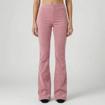 Flarova | High-Waist Flare Leg Trousers