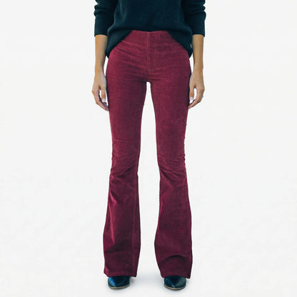 Flarova | High-Waist Flare Leg Trousers