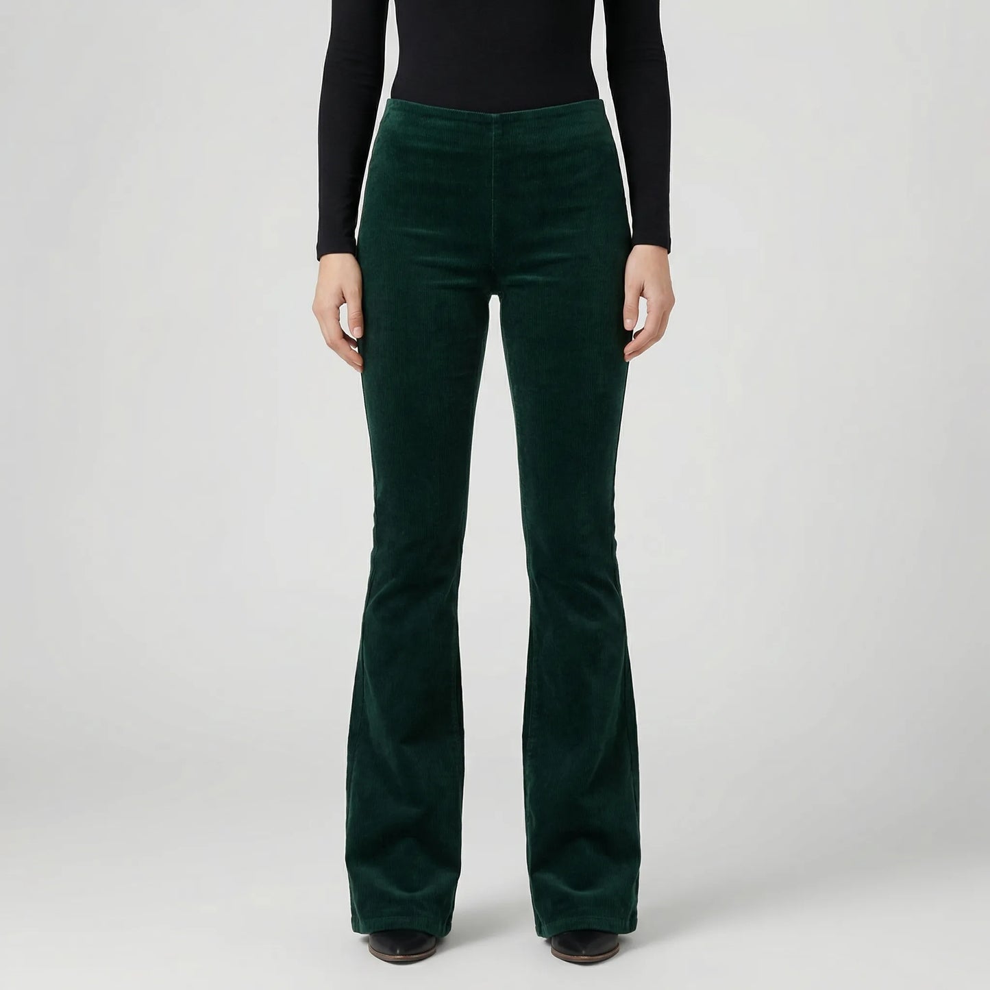 Flarova | High-Waist Flare Leg Trousers
